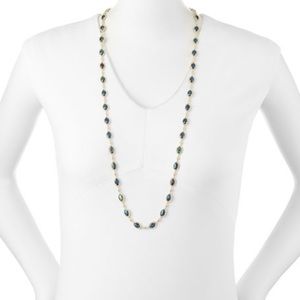 Kendra Scott iridescent black Gale necklace